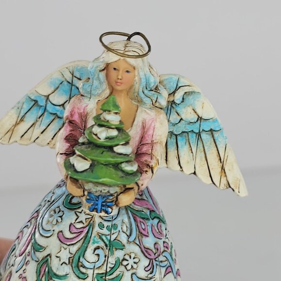 Jim Shore Heartwood Creek Landscape Sleeps Four Seasons Angel Figurine 2006 4.5" - Picture 7 of 8